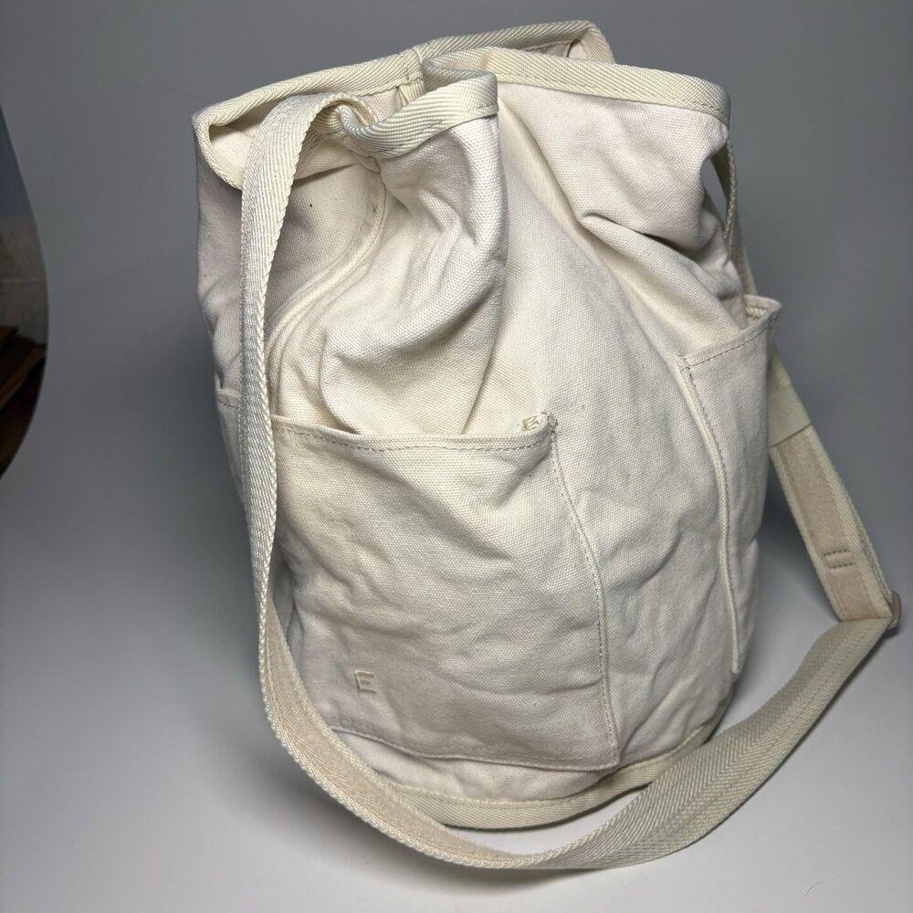 Everlane The Lantern Bag Canvas Shoulder Bucket Tote Crossbody Yoga